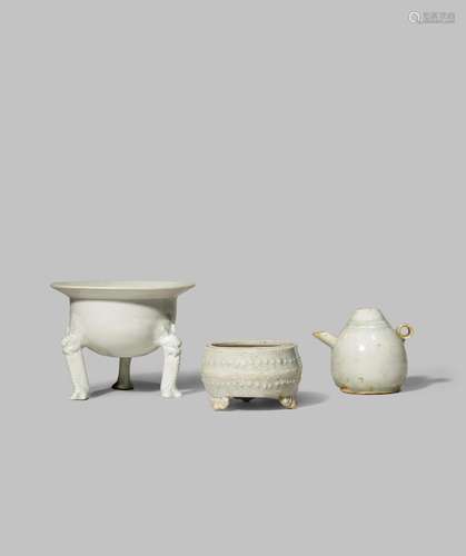 THREE CHINESE QINGBAI ITEMS