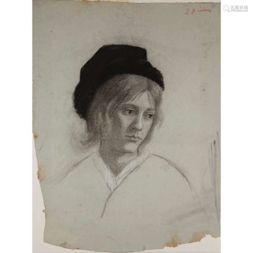 Attribué à Mariya Konstantinova BASHKIRTSEVA (Poltova 1858-Paris 1884)