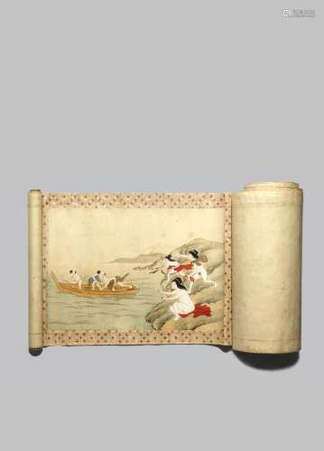 A JAPANESE EROTIC HAND SCROLL