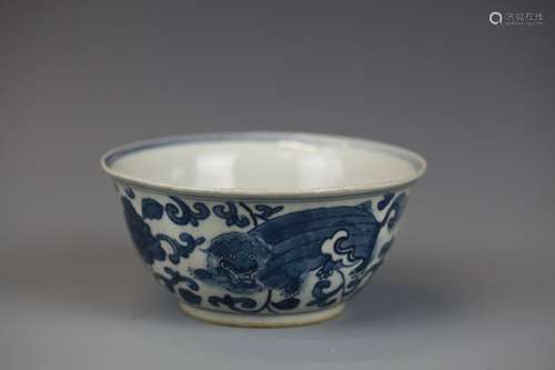 Chinese Blue And White Bowl