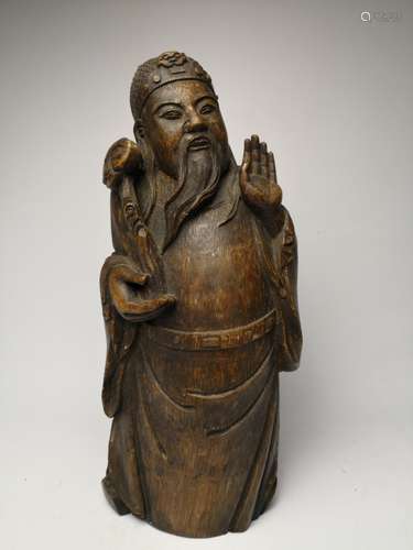 Chinese Bamboo Figure