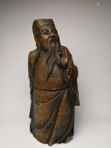 Chinese Bamboo Figure