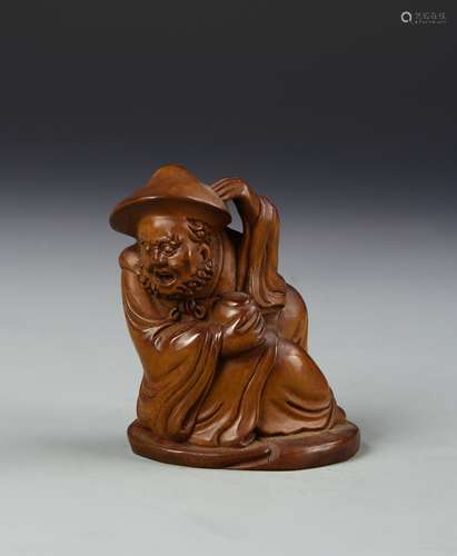 Chinese Boxwood Figure