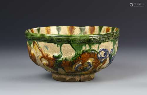 Chinese Tang San Cai Bowl