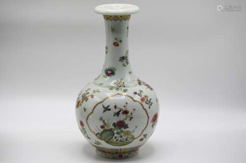 Chinese Famille Rose Vase