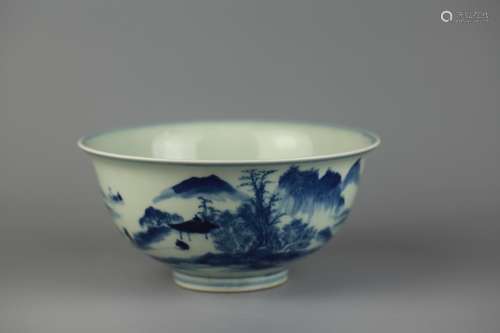 Chinese Blue and White Bowl