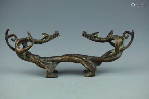 Chinese Bronze Penholder