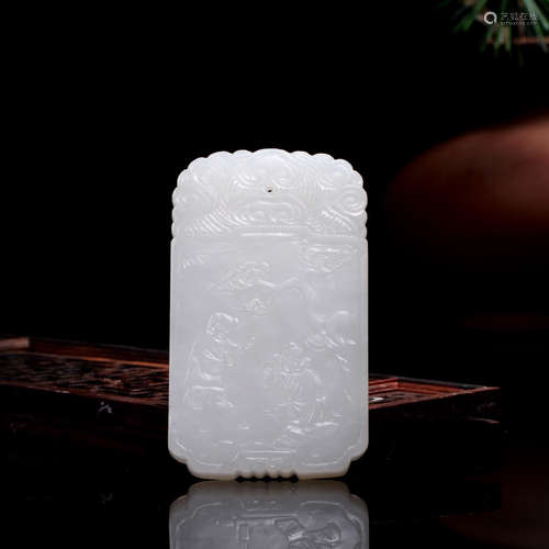 A HETIAN JADE PENDANT