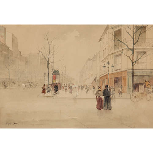 Francis Garat (1870) Vue des Grands Boulevards