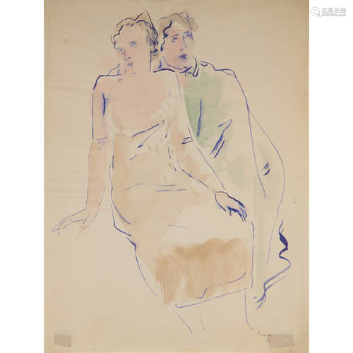 André Julien Prina ( 18861941) Lot de deux dessins