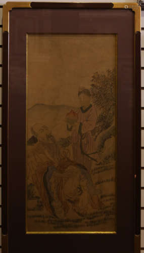 A chinese painting on paper