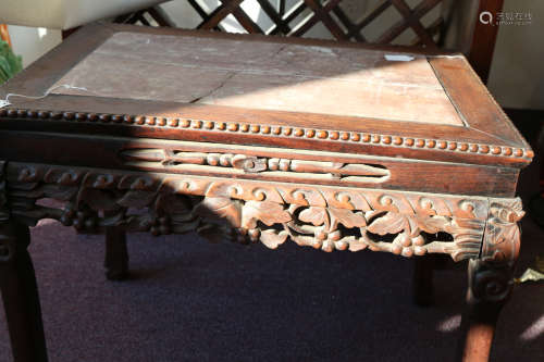 A chinese hardwood table