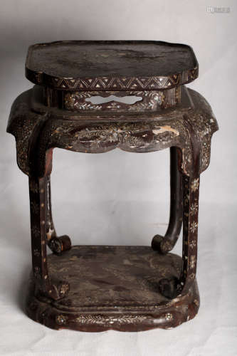 Chinese lacquer small table