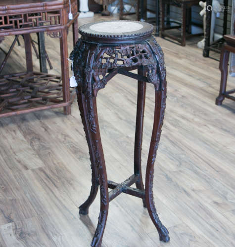 A chinese rosewood carved table