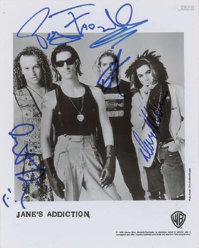 Jane's Addiction Signed Photograph