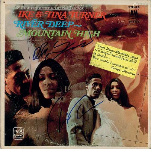 Ike and Tina Turner Signed Album