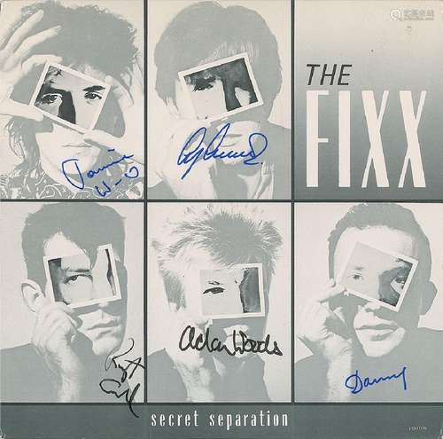 The Fixx Signed Album