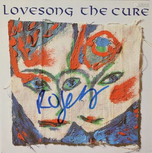 The Cure: Robert Smith Signed 45 RPM Record