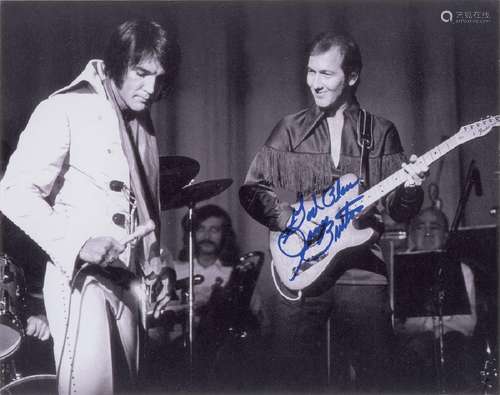 James Burton Oversized Signed Photograph