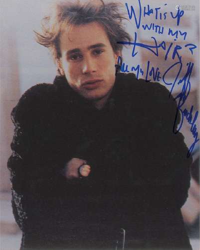 Jeff Buckley Signed Photograph