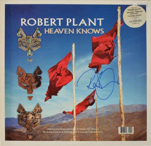 Led Zeppelin: Robert Plant Multi-Signed Album