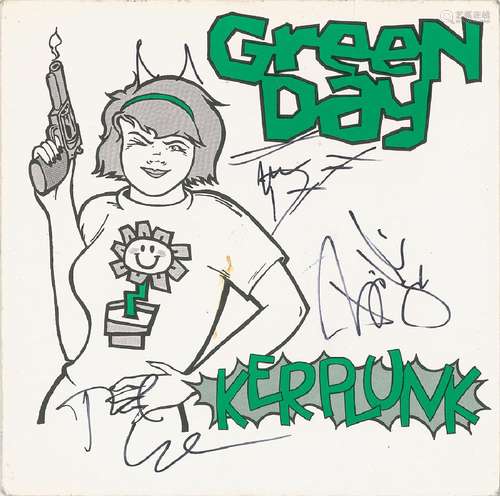 Green Day Signed Album