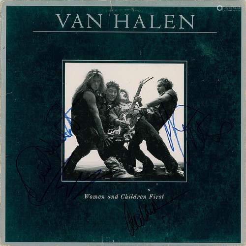 Van Halen Signed Album