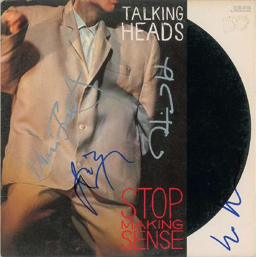 Talking Heads Signed Album