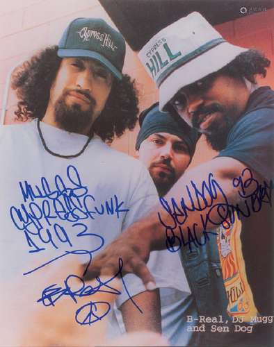 Cypress Hill Oversized Signed Photograph