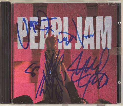 Pearl Jam Signed CD