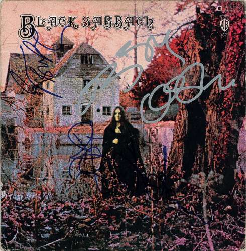 Black Sabbath Signed Album