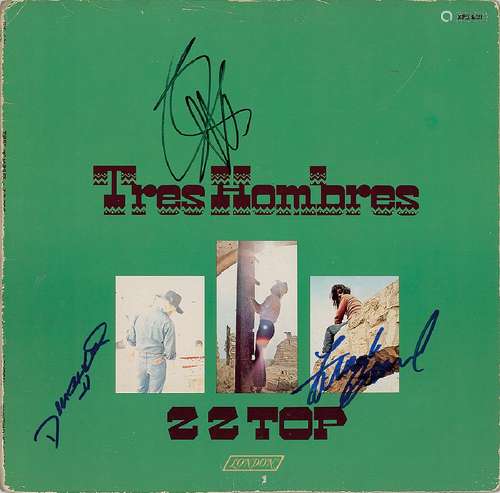 ZZ Top Signed Album