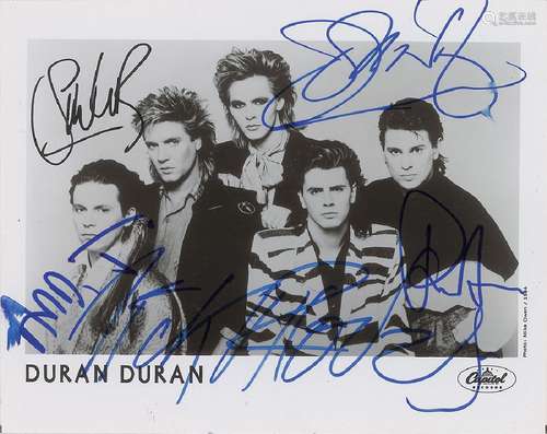 Duran Duran Signed Photograph