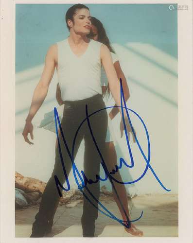 Michael Jackson Signed Photograph