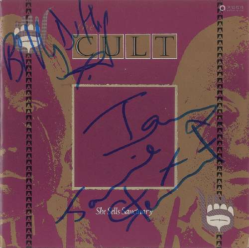 The Cult Signed 45 RPM Record