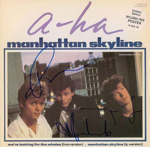 A-ha Signed Album