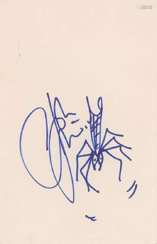 The Who: John Entwistle Signed Sketch