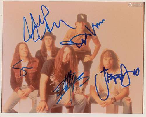 Pearl Jam Signed Photograph