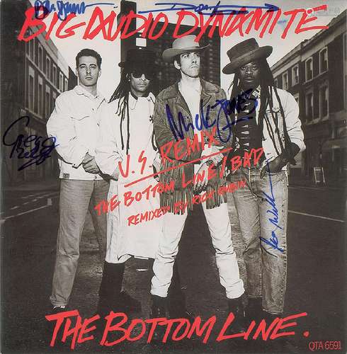 Big Audio Dynamite Signed Album