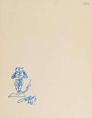 AC/DC: Angus Young Signed Sketch