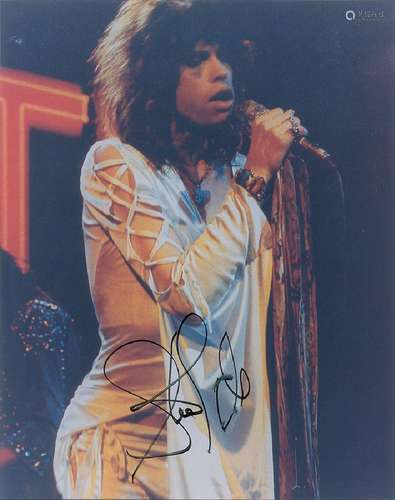 Aerosmith: Steven Tyler Oversized Signed Photograph