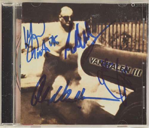 Van Halen Signed CD