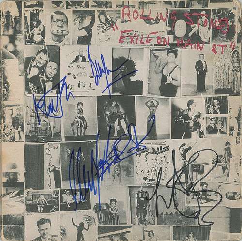 Rolling Stones Signed Album