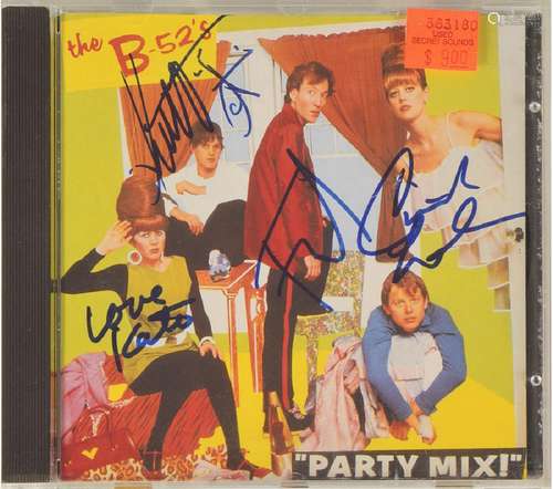 The B-52's Signed CD