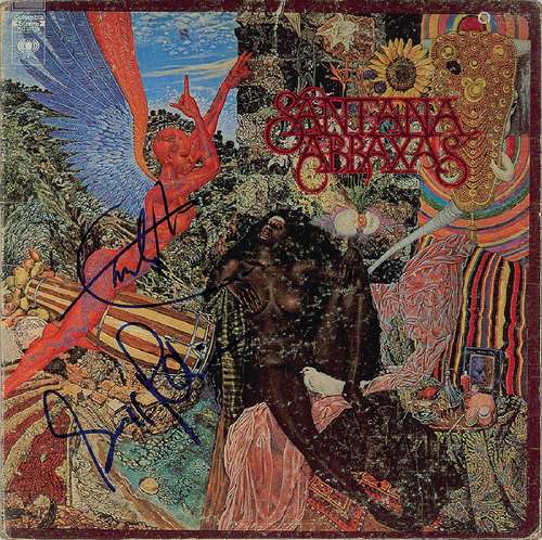 Santana Signed Album