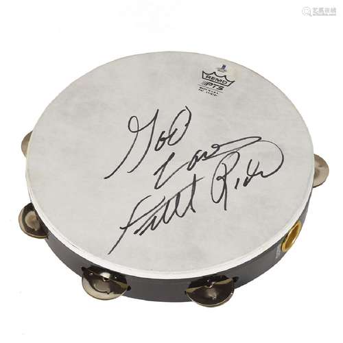 Little Richard Signed Tambourine