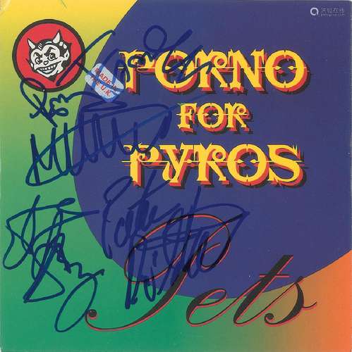 Porno for Pyros Signed 45 RPM Record