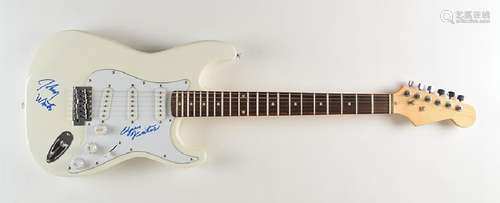 Johnny and Edgar Winter Signed Guitar