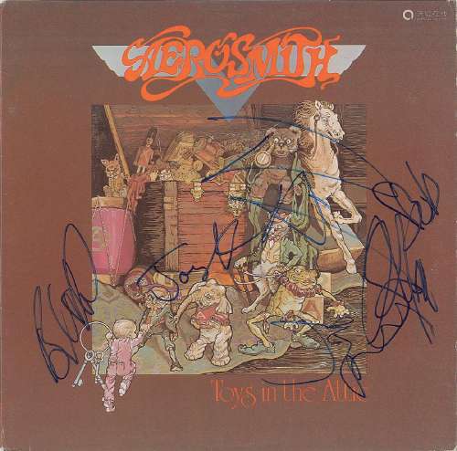 Aerosmith Signed Album