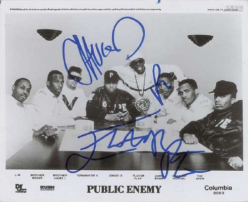 Public Enemy Signed Photograph